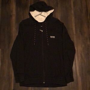 Hugo boss men’s knit sweater zip up